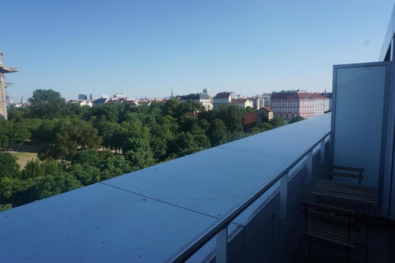 Augartenblick Penthaus 17 - Blick Zum Riesenrad Vídeň Exteriér fotografie